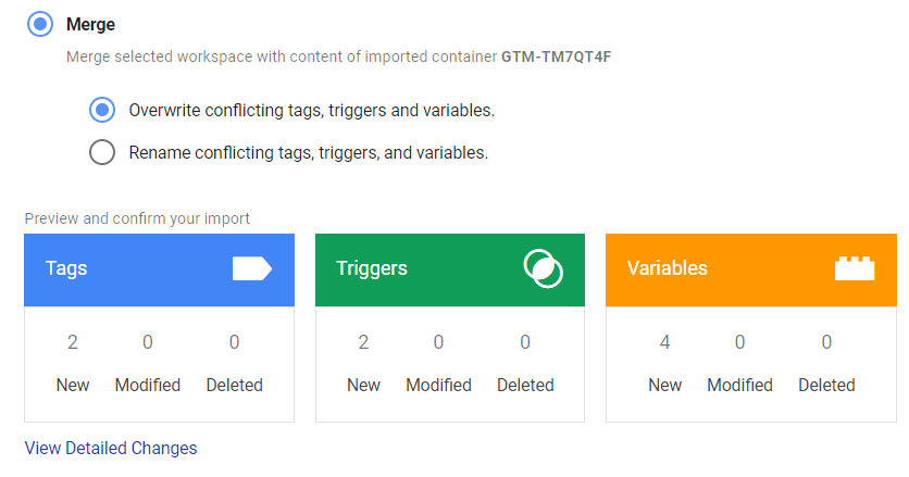 import file json vào google tag manager