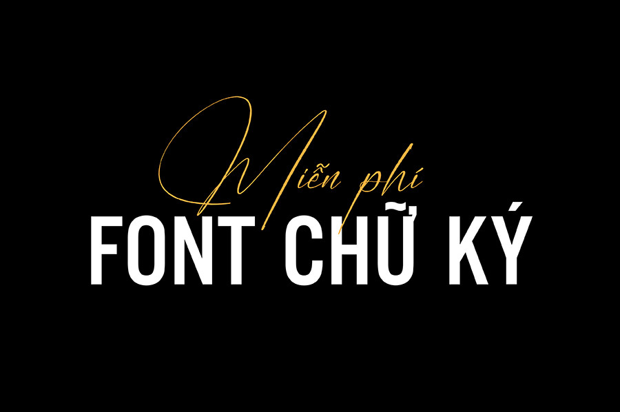 alt: Tổng hợp font chữ ký đẹp