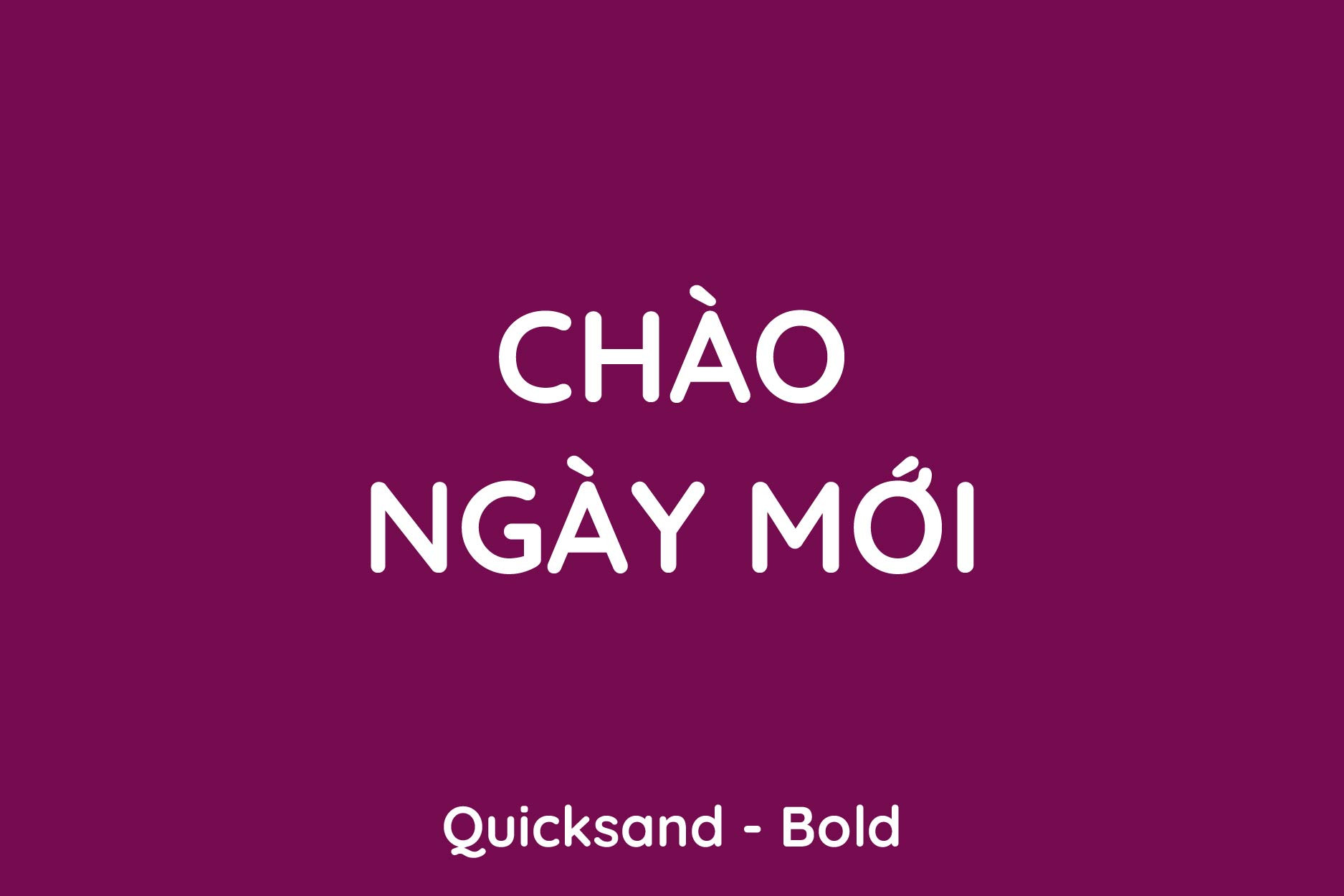 Quicksand Bold